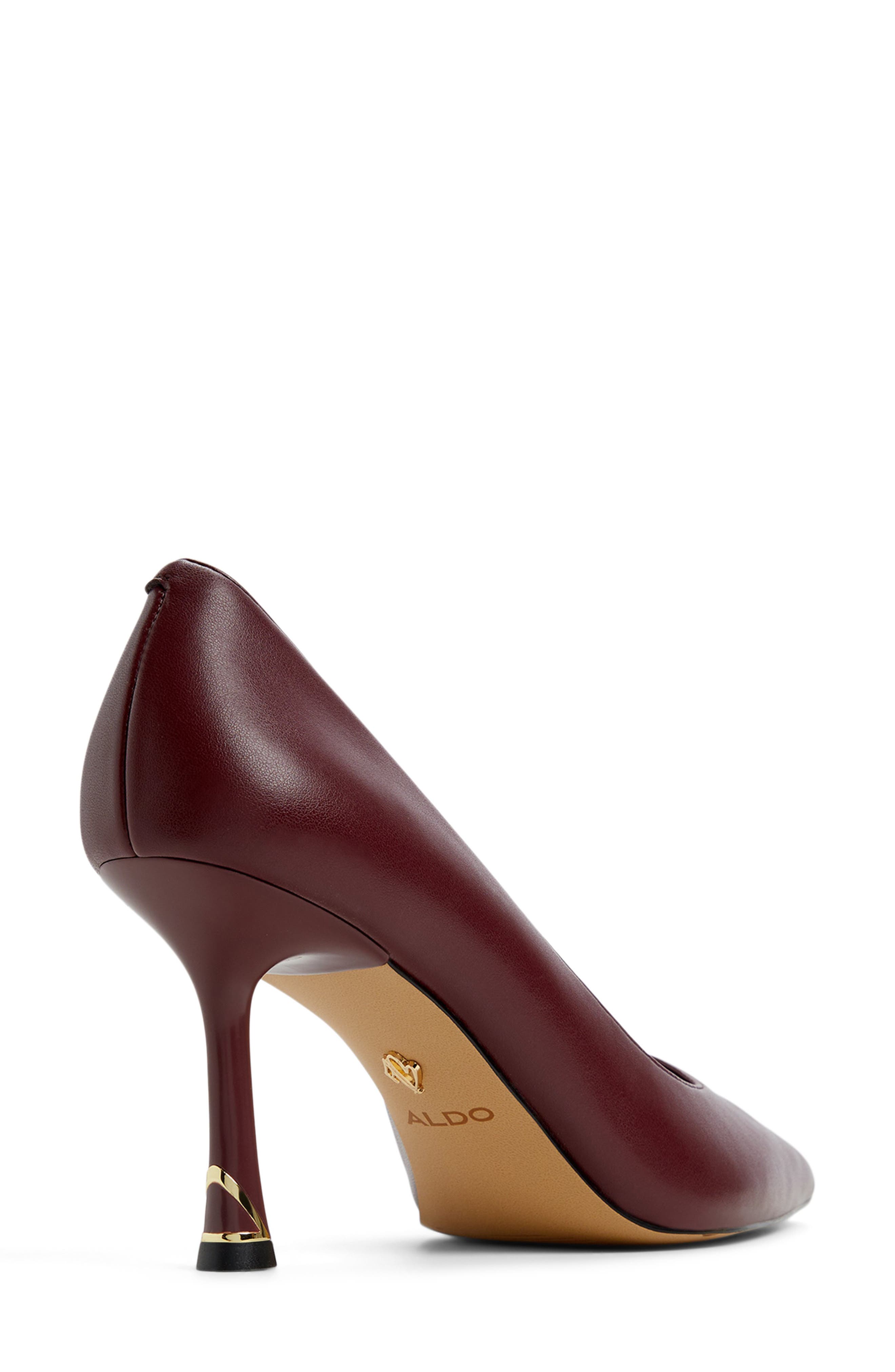ALDO Livianna Half d'Orsay Pointed Toe Pump, Alternate, color, Other Red