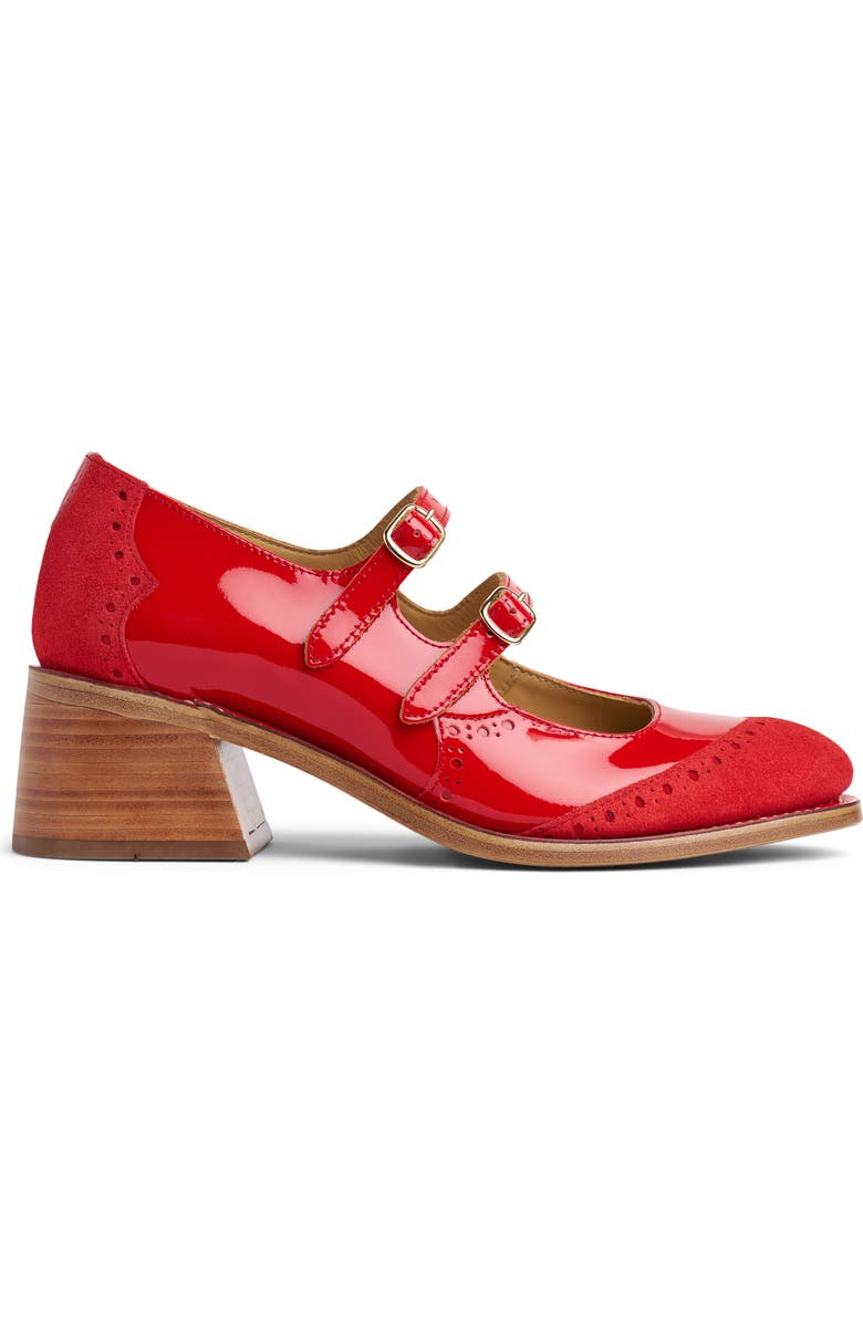 THE OFFICE OF US Miss Amelie Mary Jane Pump, Alternate, color, Chili Pepper