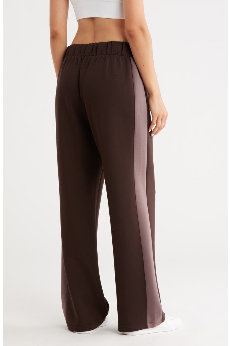Whisper Knit Colorblock Pants, Alternate, color, BROWN MOLE- GREY PLUM
