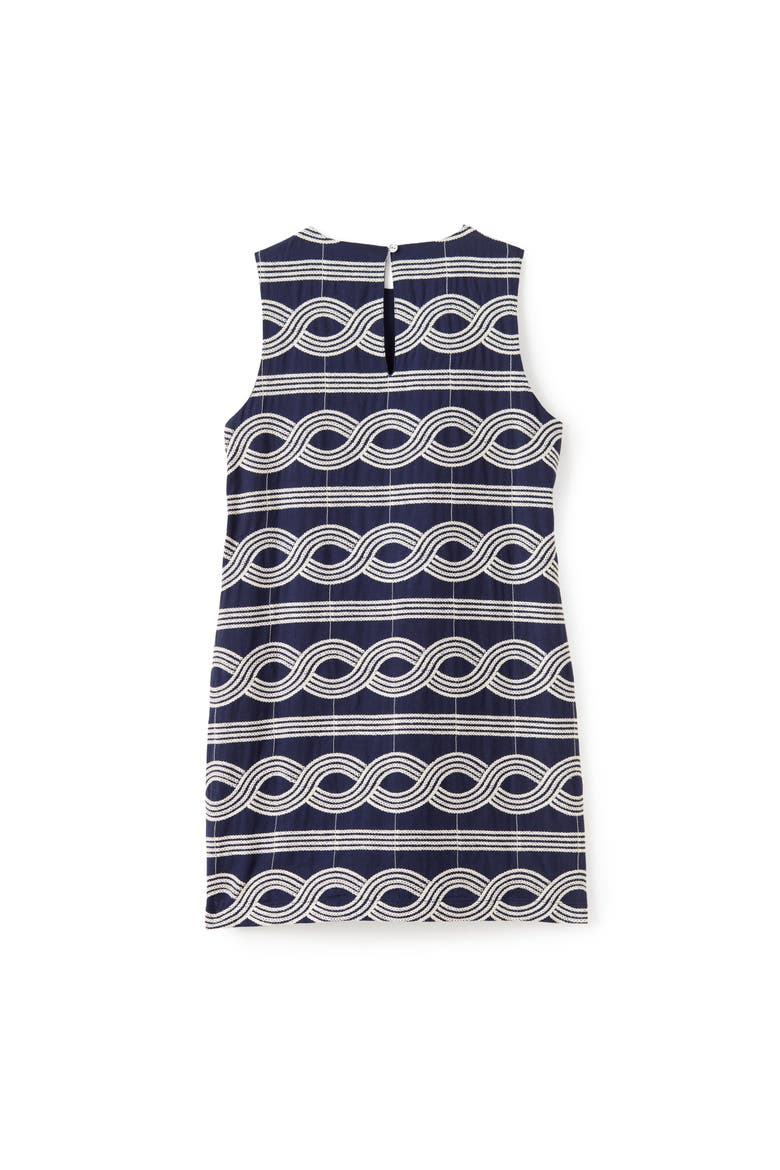 Annie Mini Embroidered Dress, Alternate, color, Midnight Blue