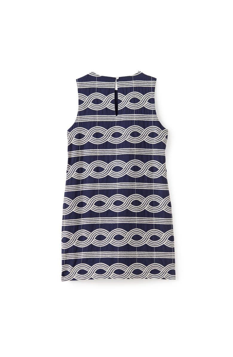 Cartolina Annie Mini Embroidered Dress, Alternate, color, Midnight Blue