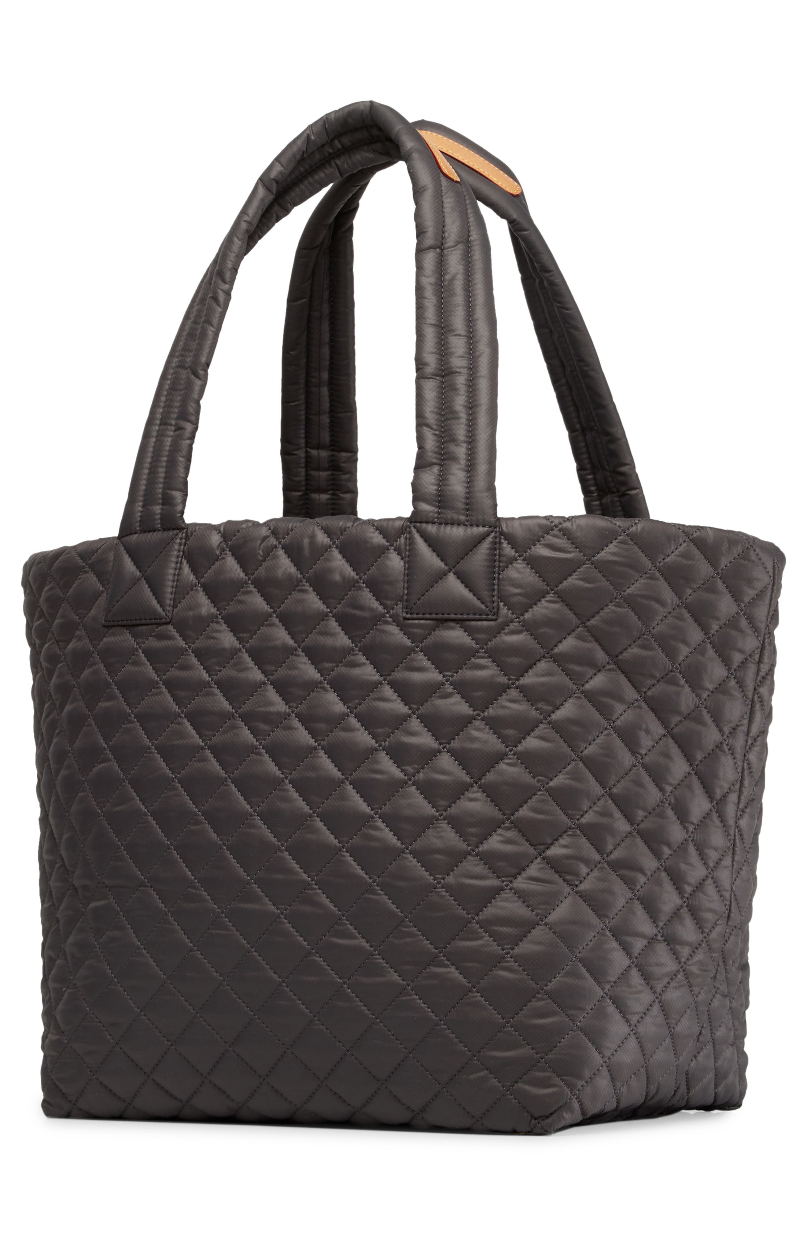 Medium Metro Quilted Nylon Tote, Alternate, color, MAGNET/ MAGNET