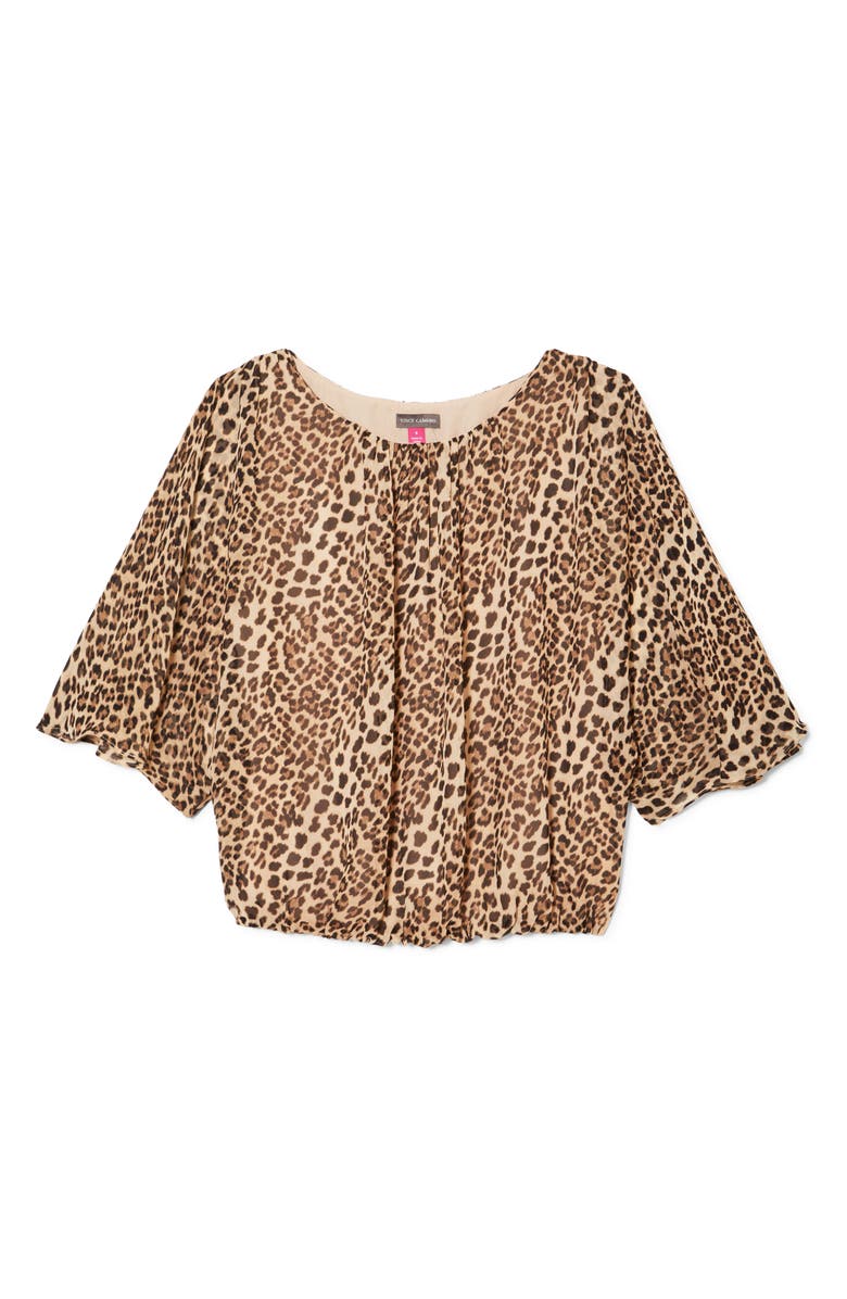 Vince Camuto Leopard Print Blouse, Alternate, color, 