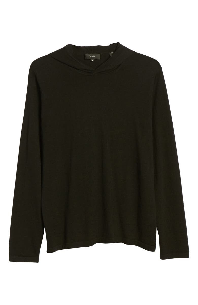 Vince Wool & Cashmere Pullover Hoodie, Alternate, color,