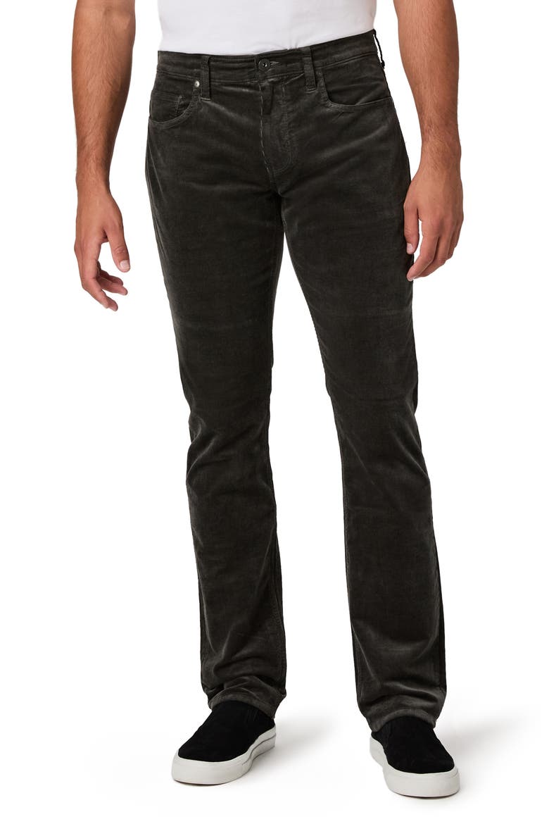 Federal Slim Straight Leg Corduroy Pants, Main, color, DARK IRON