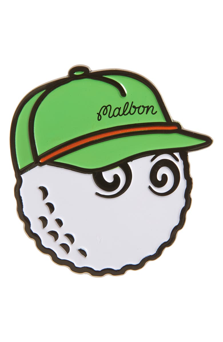 Malbon Golf Safety Buckets Ball Marker, Main, color, 