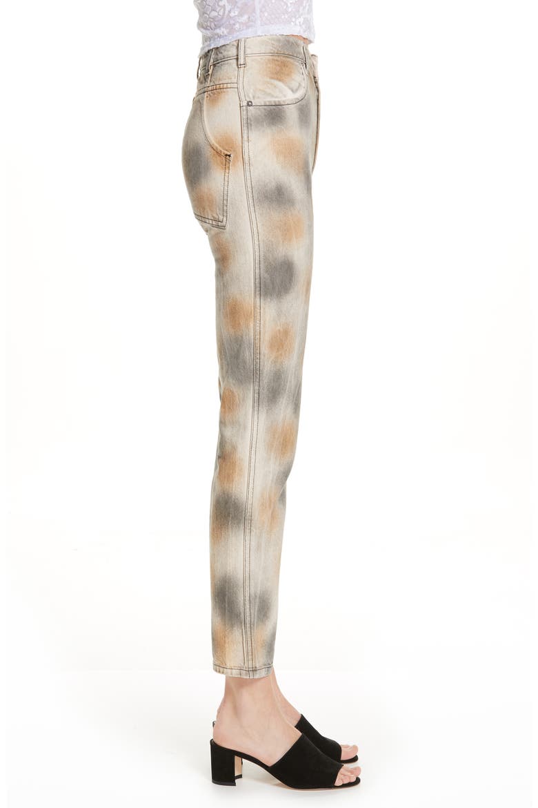 Echkaus Latta EL Tie Dye Straight Leg Jeans, Alternate, color, DIRTY DYE