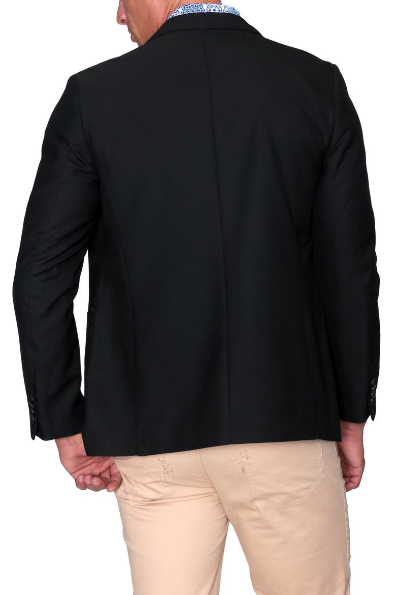 Textured Solid Sportcoat, Alternate, color, BLACK