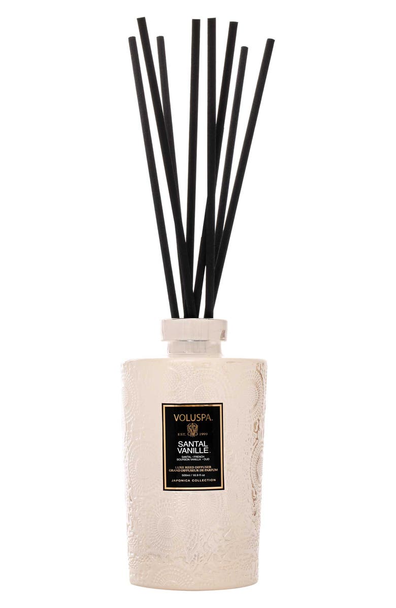 Voluspa Santal Vanille Luxe Reed Diffuser, Main, color, Santal Vanille