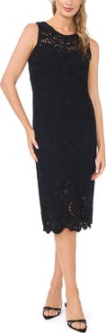 Halogen® Crochet Sheath Dress
