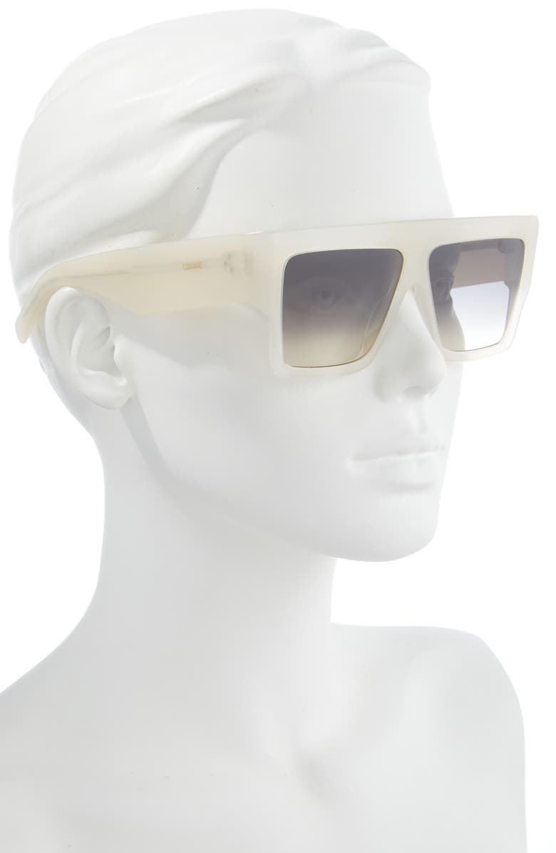 CELINE Bold 3 Dots 60mm Gradient Flat Top Sunglasses, Alternate, color, 