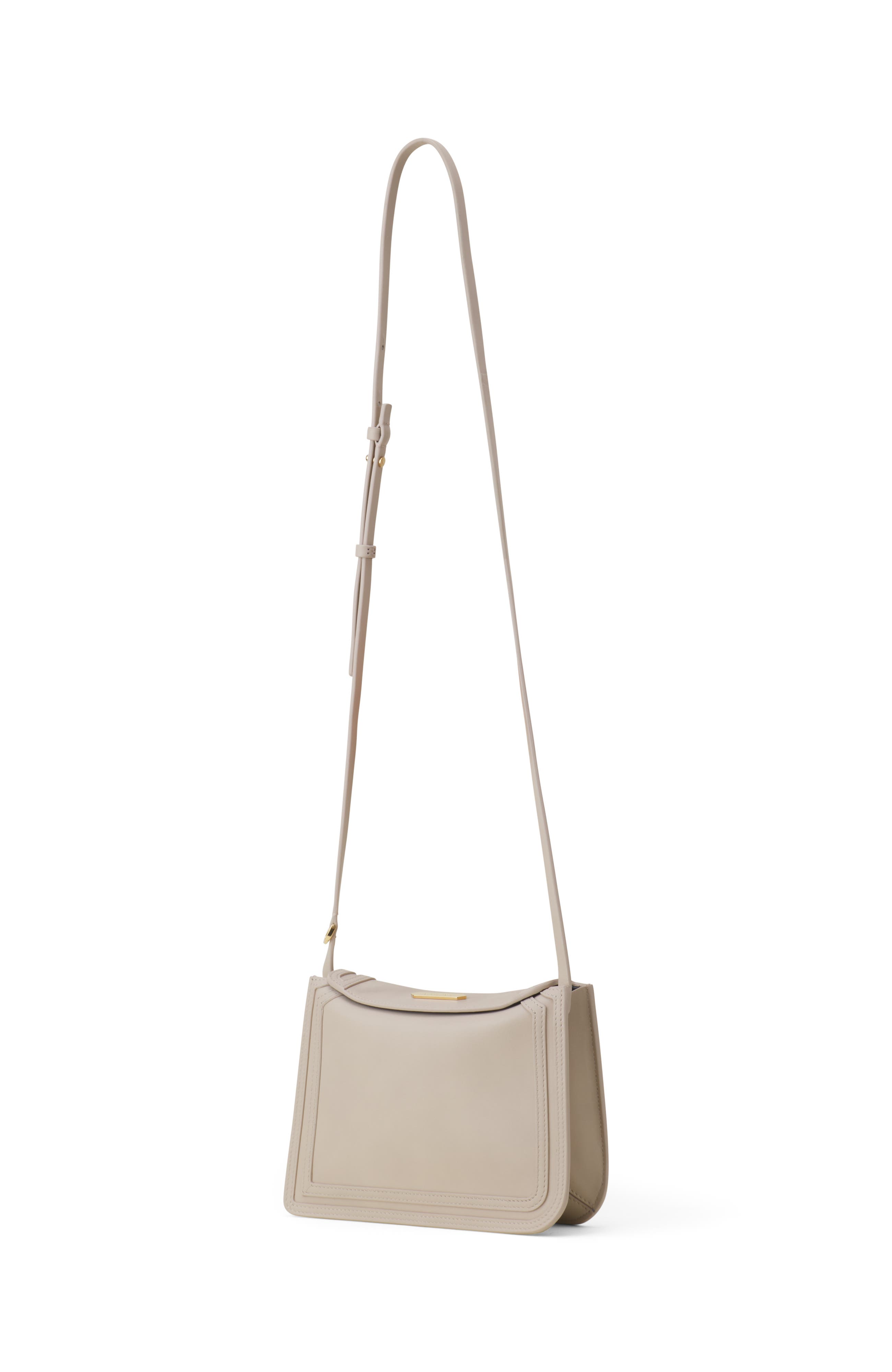 Lanvin Compagnon 16 Leather Bag, Alternate, color, Plaster