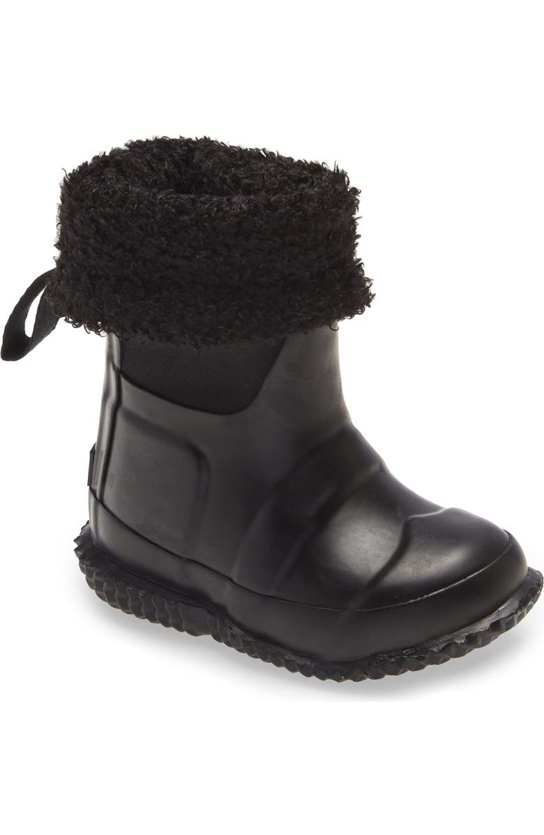 Hunter Original Faux Shearling Lined Boot, Main, color,