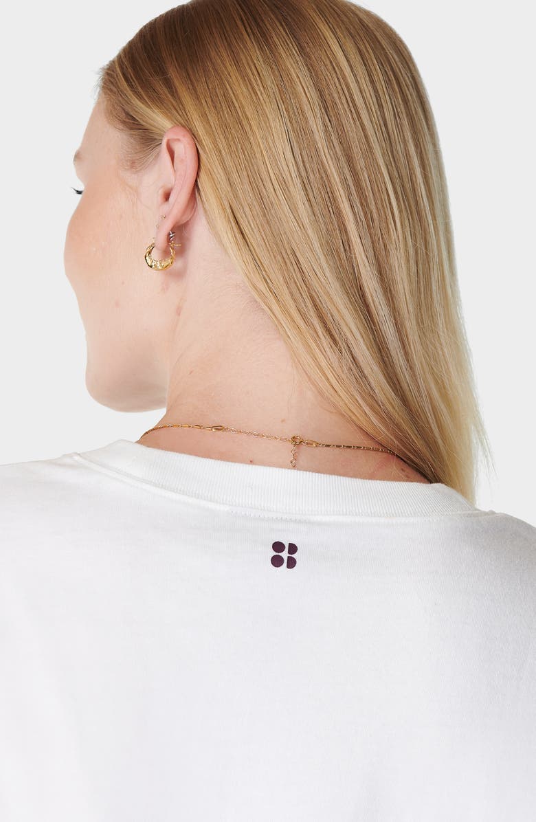 Sweaty Betty Embrace the Pace Organic Cotton Graphic T-Shirt, Alternate, color, 