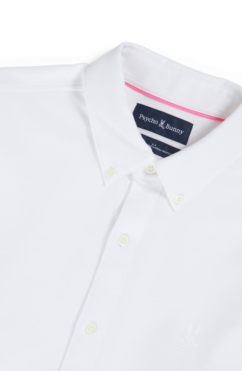 Psycho Bunny Astor Piqué Button-Down Shirt, Alternate, color,