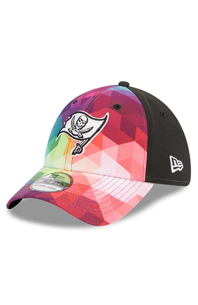 New Era Men's New Era Pink Tampa Bay Buccaneers 2023 NFL Crucial Catch 39THIRTY Flex Hat, Main, color, Pink