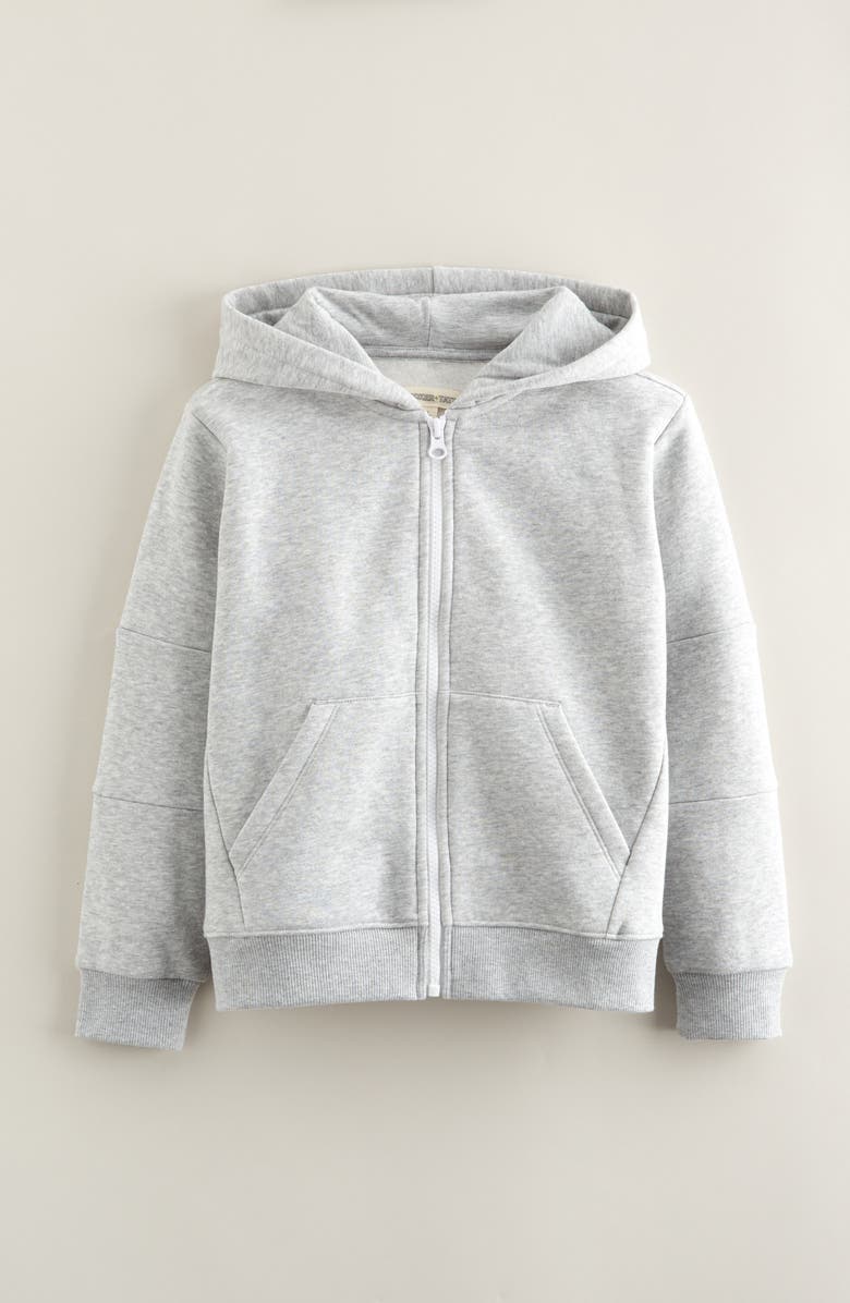 Tucker + Tate Kids' Zip Hoodie, Main, color, Grey Soft Heather