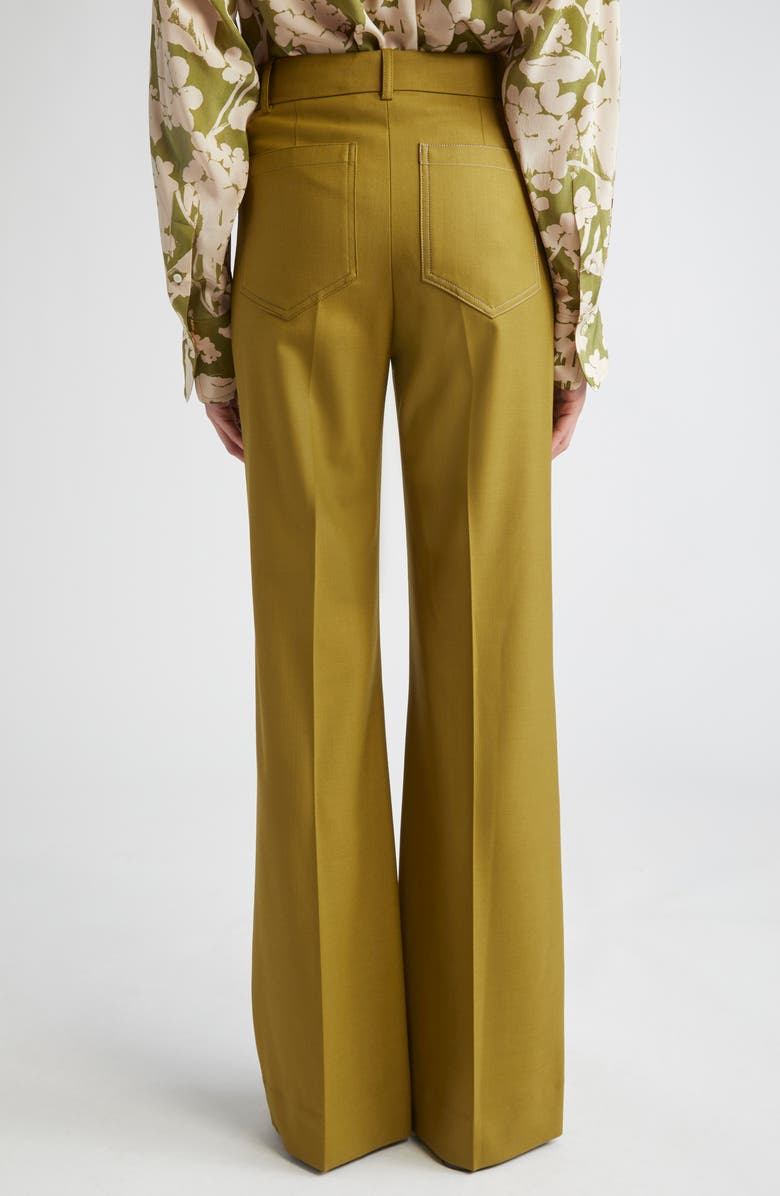 Victoria Beckham Alina Wide Leg Trousers, Alternate, color, 