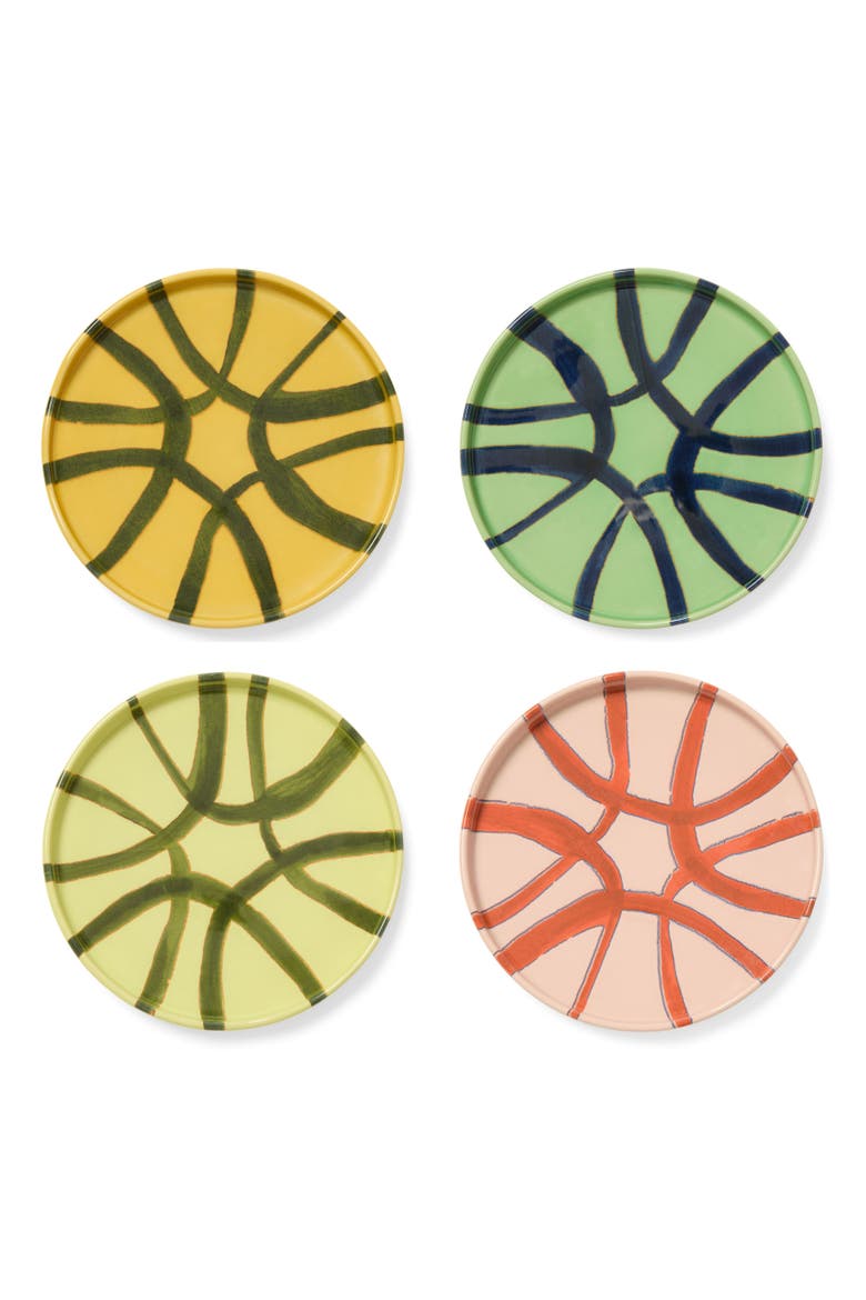 Amalfi Appetizer Plate, Alternate, color, Lime 7.1"
