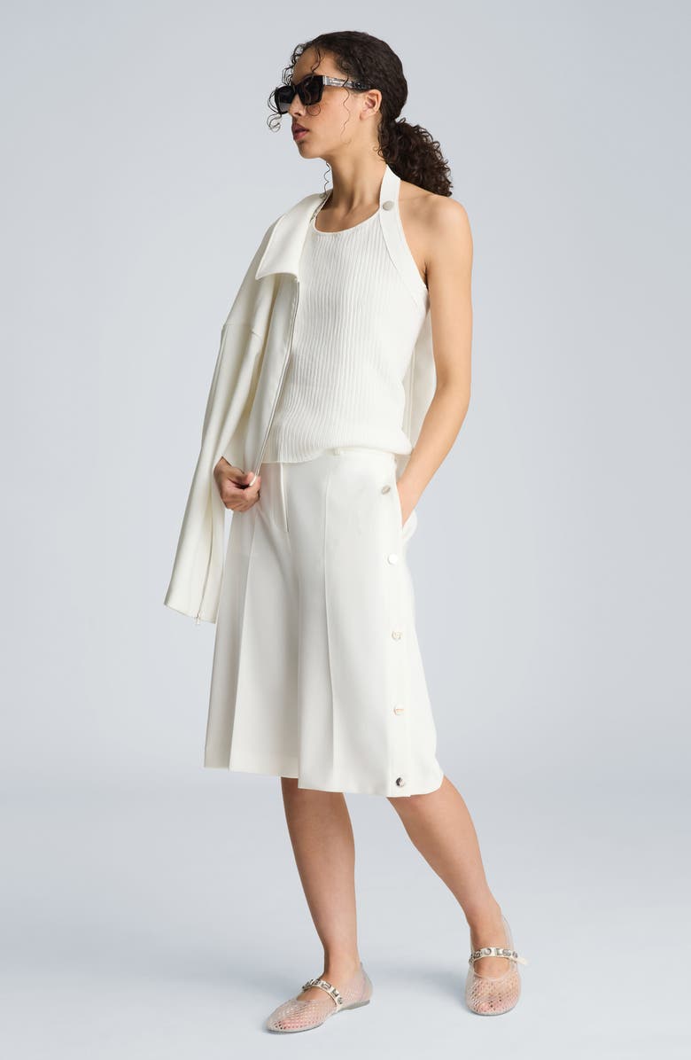 Kenneth Cole Rib Halter Sweater, Alternate, color, 