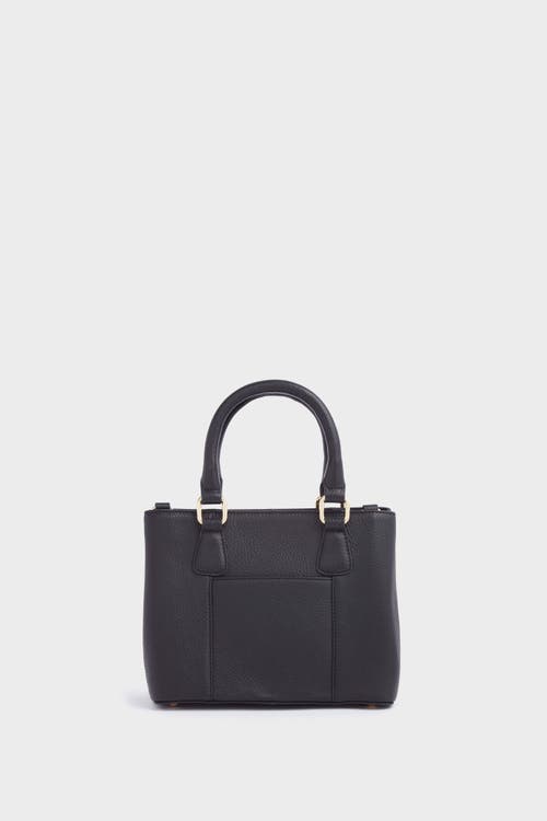 Osprey London The Mini Adaline Leather Grab Bag In Black