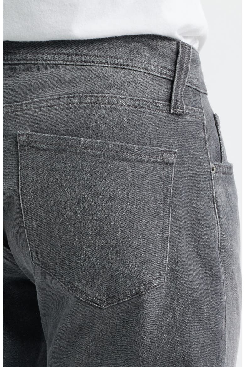Slim Straight Leg Jeans, Alternate, color, GRAPHITE WASH