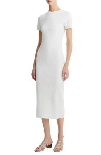 Vince Ribbed Body-Con Sweater Dress