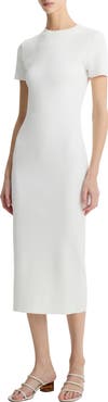 Vince Ribbed Body-Con Sweater Dress