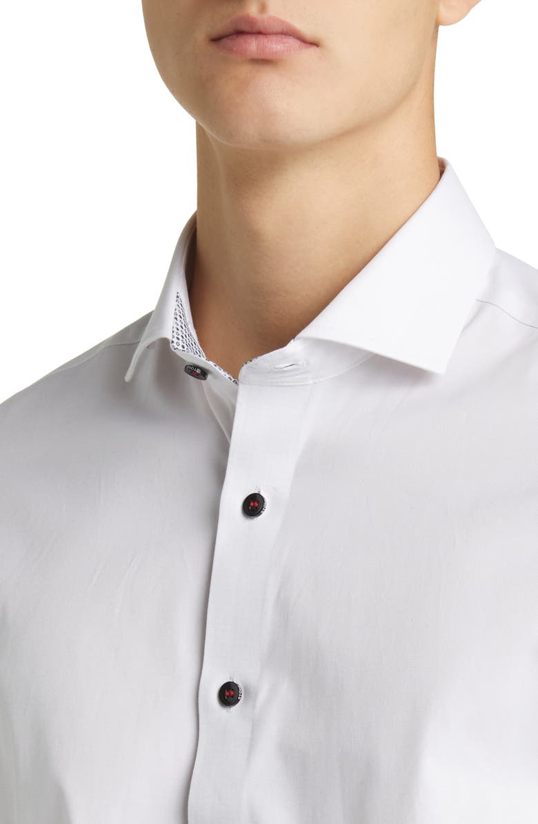 Stone Rose DRYTOUCH<sup>®</sup> Performance Sateen Button-Up Shirt, Alternate, color, White