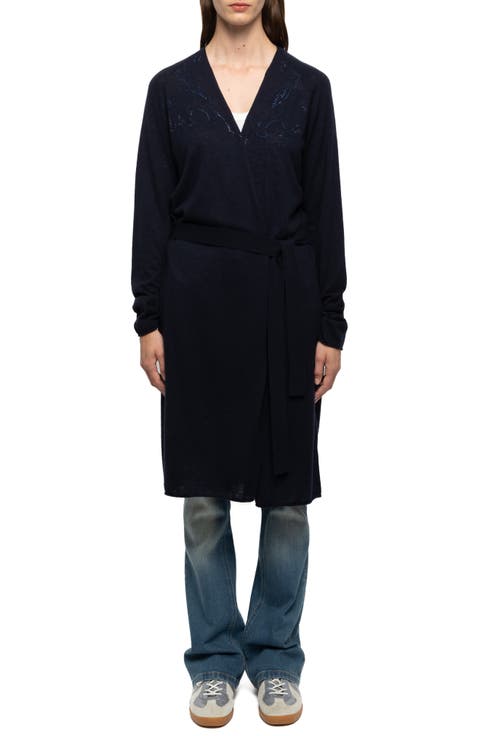 Daffyz Crystal Cashmere Cardigan