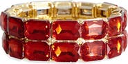 Cara Crystal Stacked Stretch Bracelet
