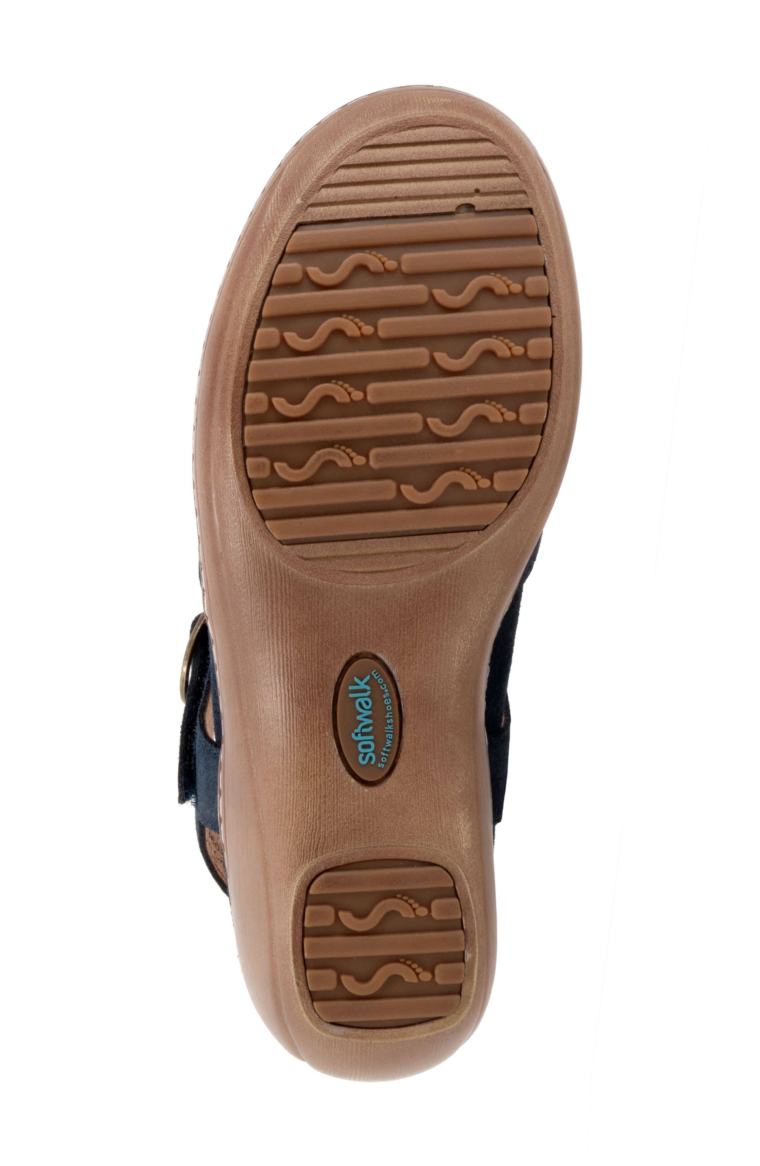 Mabelle Ankle Strap Platform Clog, Alternate, color, NAVY SUEDE