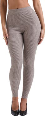 HOUSE OF CB Rosmina Sweater Knit Wool Rib Leggings