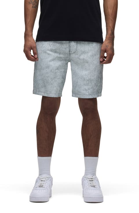Clint Leather Five Pocket Shorts