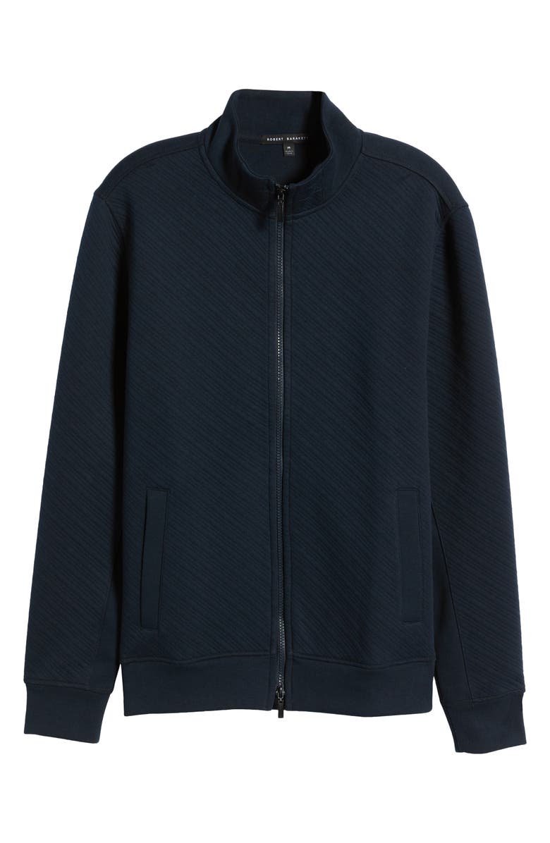 Robert Barakett Oceania Zip Knit Jacket, Alternate, color, Navy