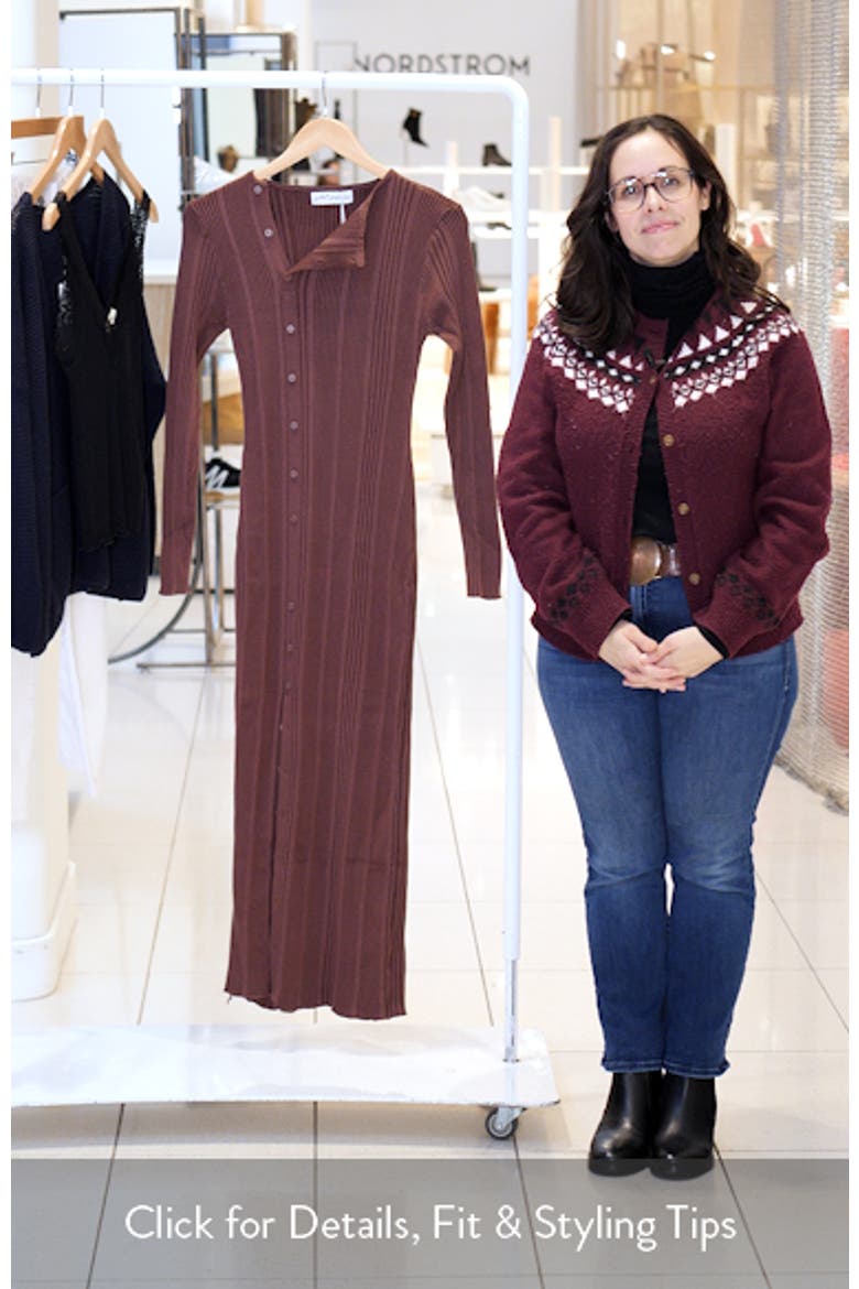 Valia Long Sleeve Sweater Dress video