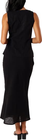 Peter Cotton Vest & Maxi Skirt