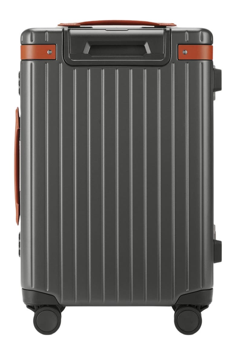 The Carry-on Suitcase, Alternate, color, Grey / Cognac