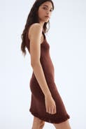 H&M Bouclé skirt with fringe