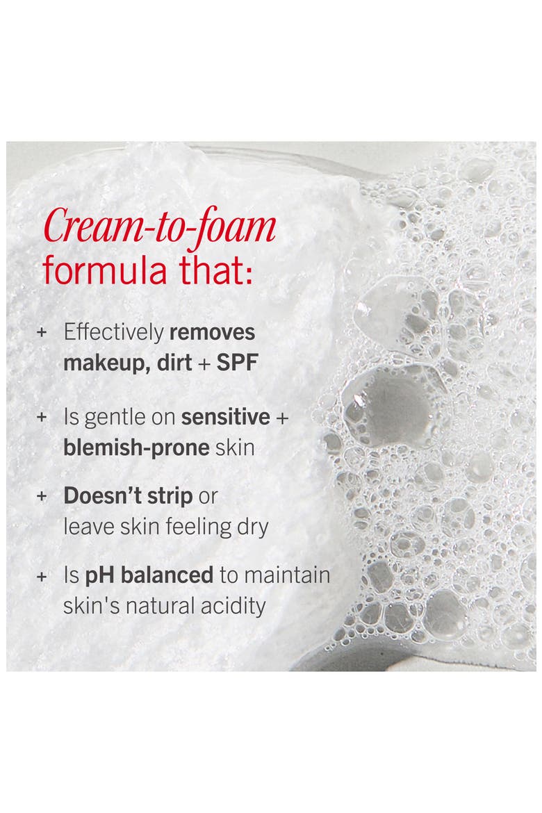 Ultra Gentle Cream-to-Foam Face Cleanser with Colloidal Oatmeal + Glycerin, Alternate, color, NO COLOR
