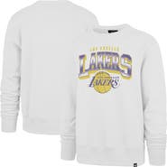 '47 Men's '47 Cream Los Angeles Lakers Big & Tall Spotlight Headline Pullover Sweatshirt