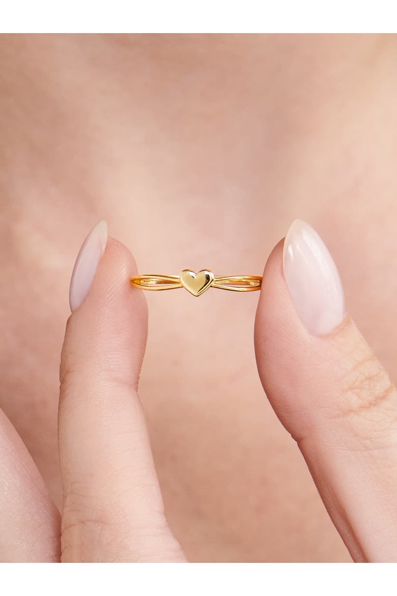 Heart Knot Ring in 14K Gold, Alternate, color, Gold