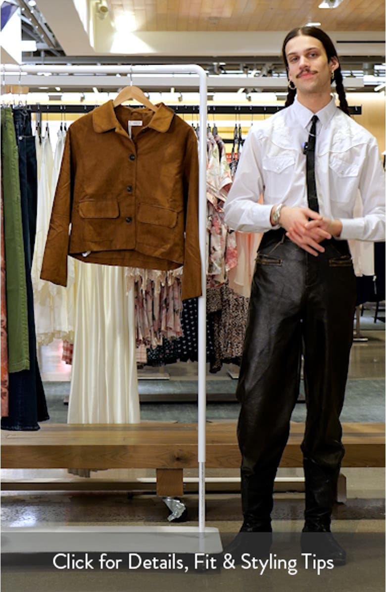 Faux Suede Jacket, sales video thumbnail