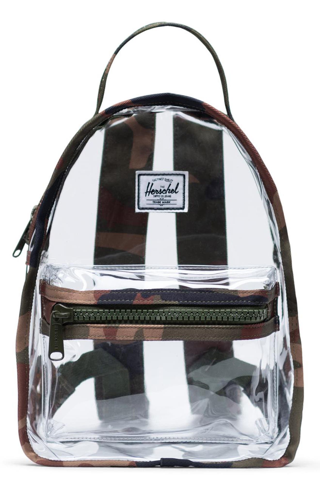 Herschel Supply Co. Mini Nova Clear Backpack, Main, color, 