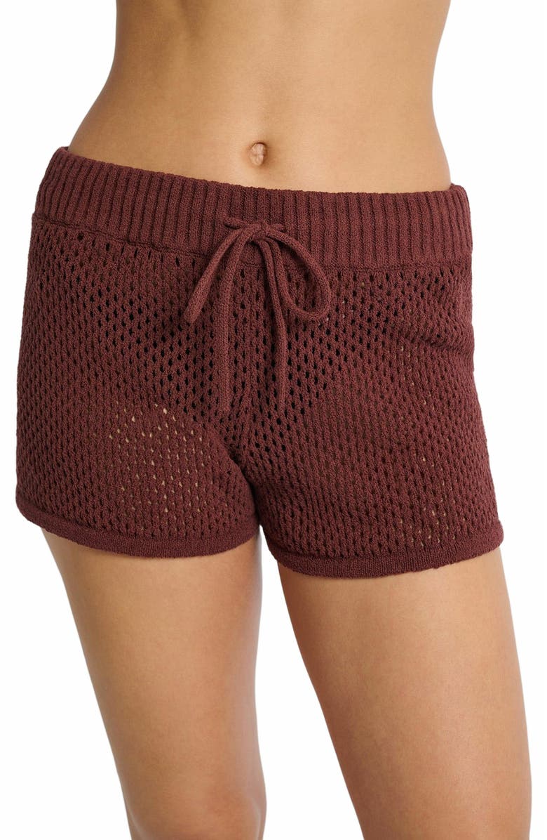 Onia Crochet Knit Micro Short, Alternate, color,