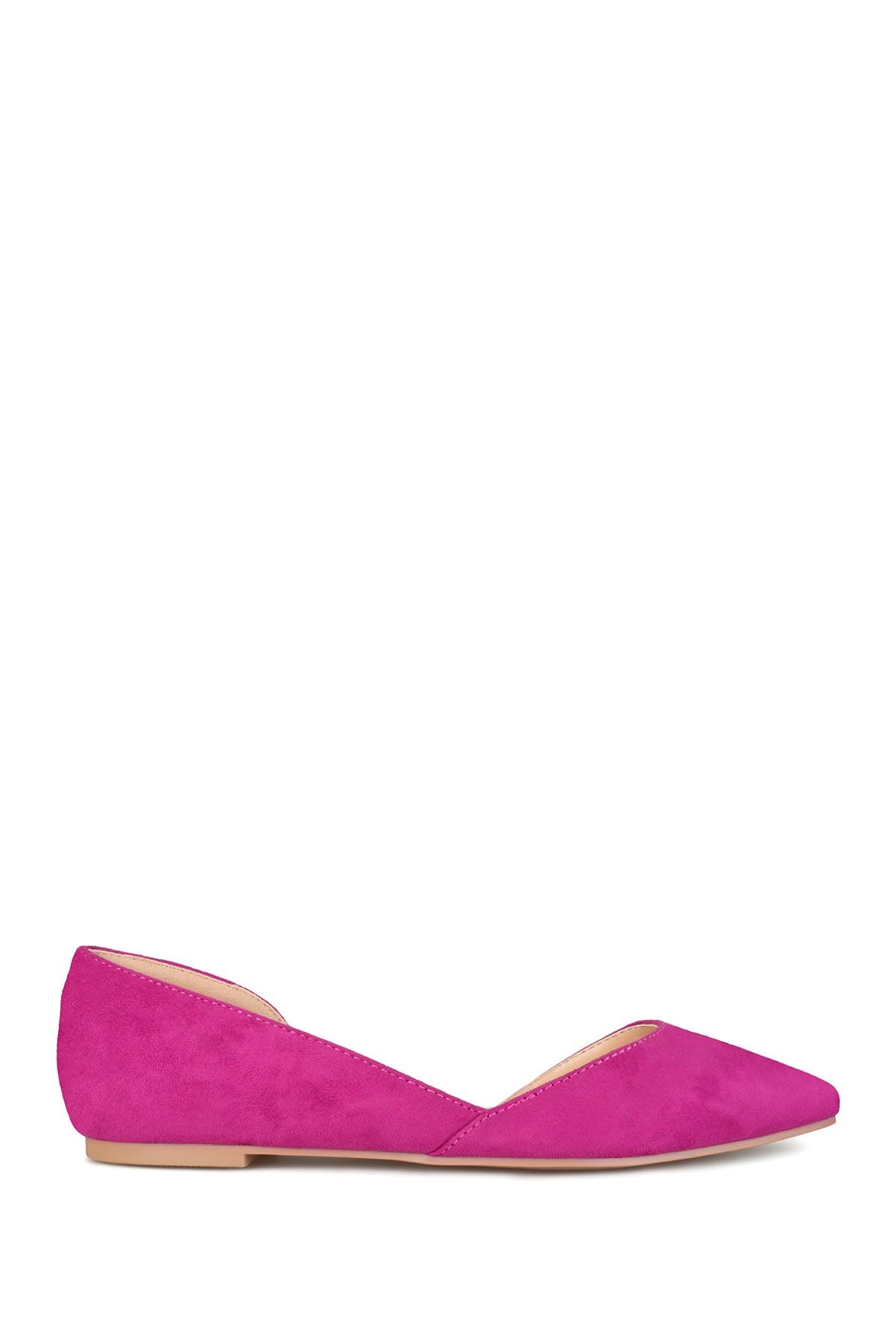 Journee Collection JOURNEE Ester d'Orsay Flat, Alternate, color, Plum