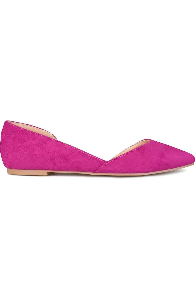 Journee Collection JOURNEE Ester d'Orsay Flat, Alternate, color, Plum