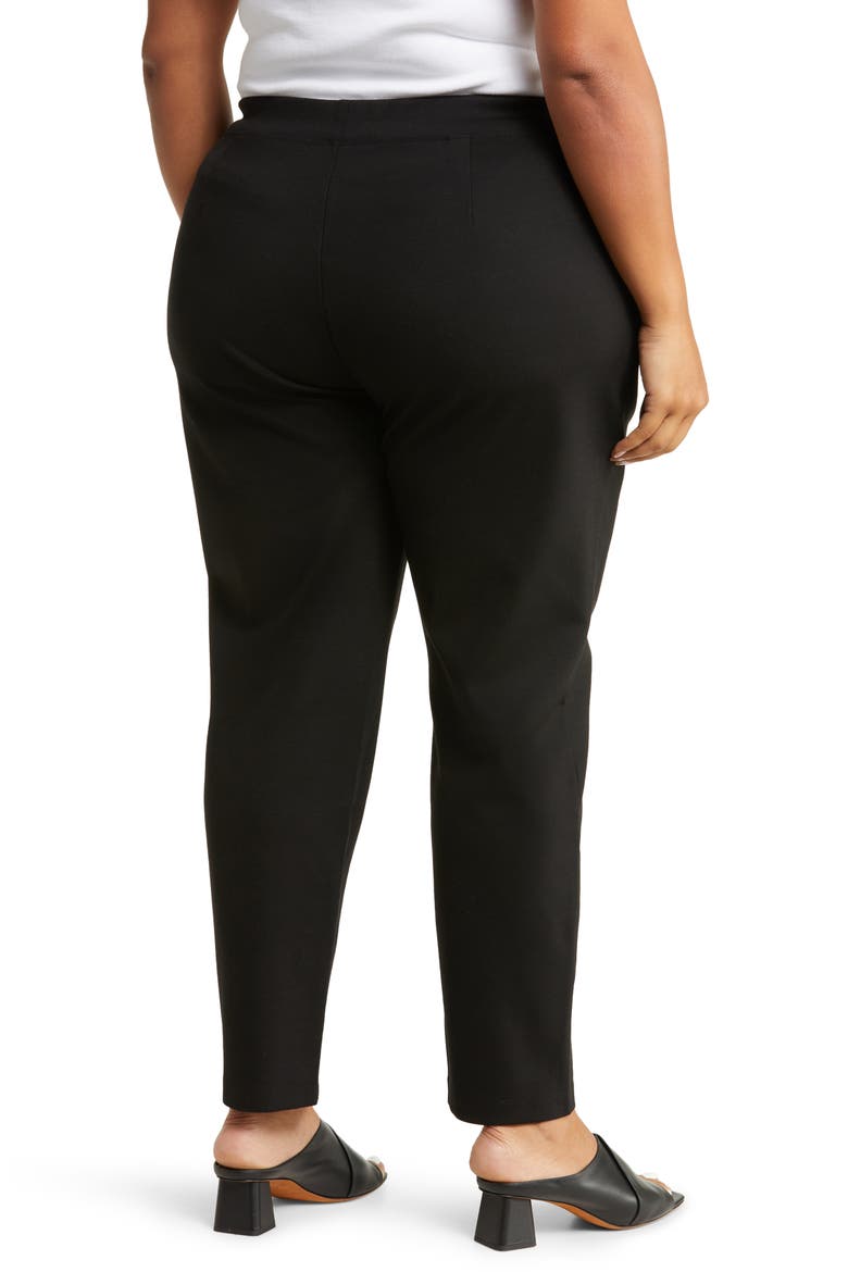 Slim Ankle Pants, Alternate, color, BLACK