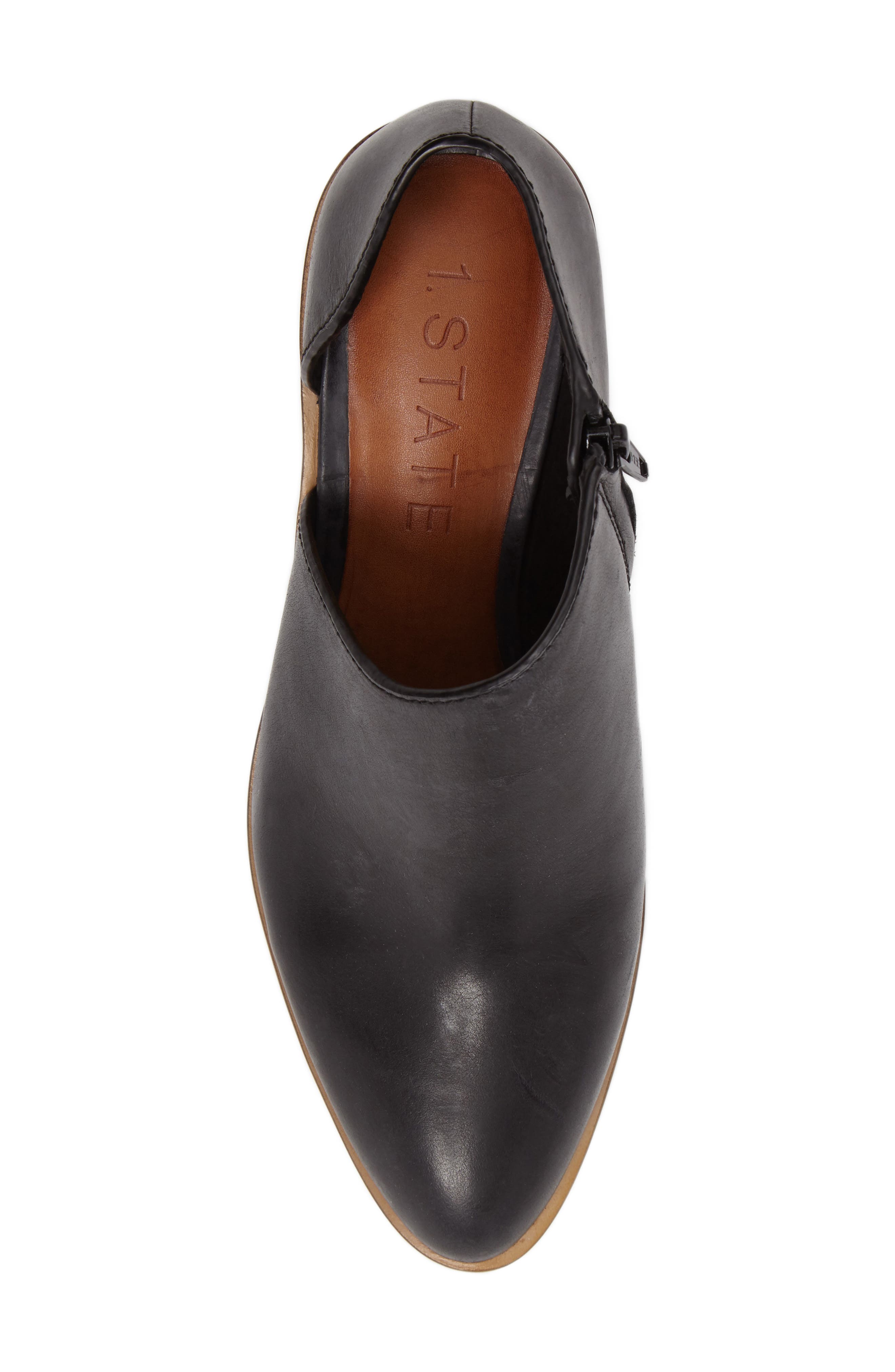 Isak Bootie, Alternate, color, BLACK LEATHER