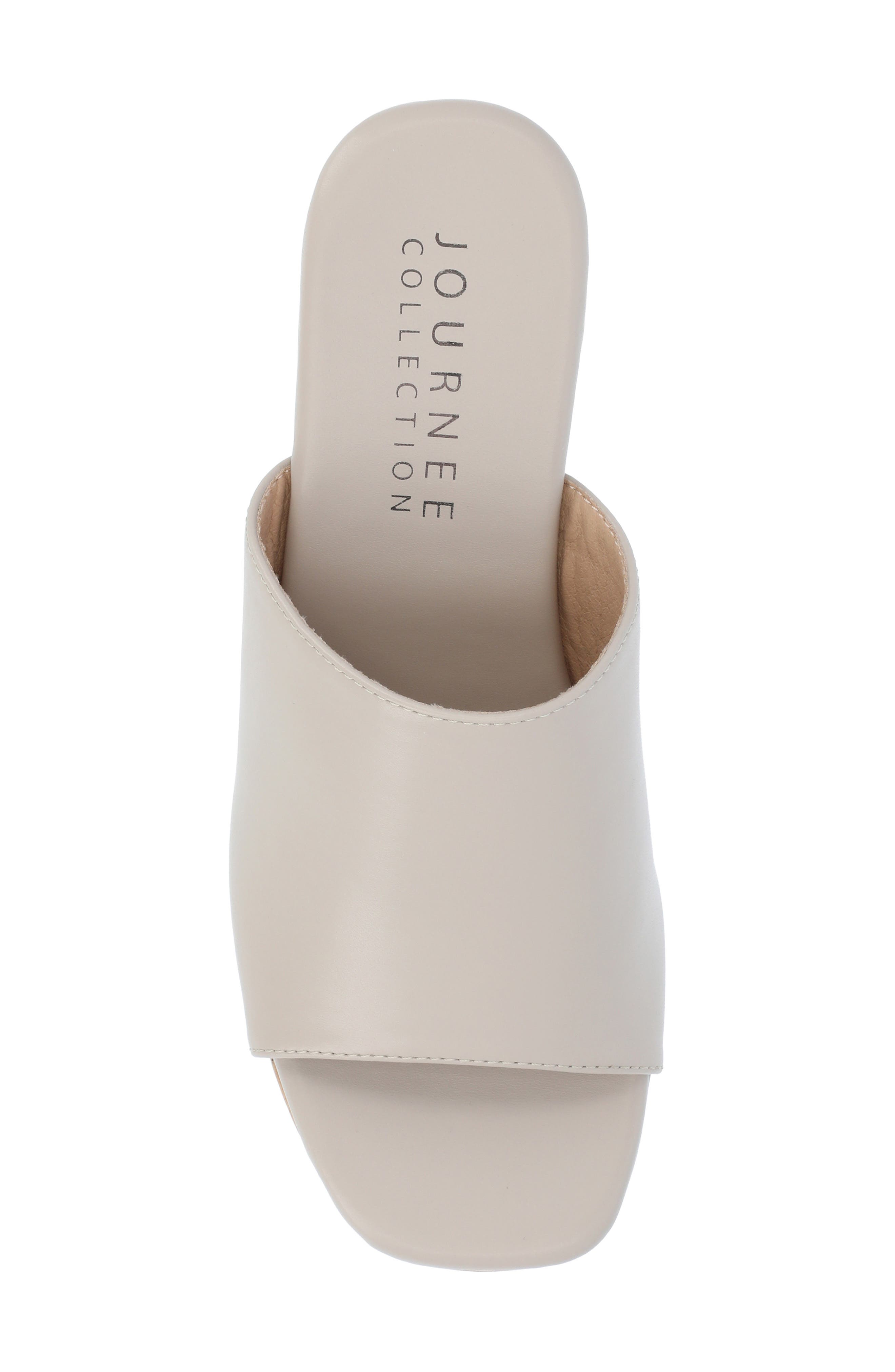 Journee Collection Astter Platform Sandal, Alternate, color, Grey